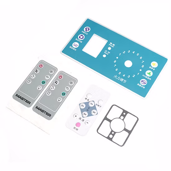 Acrylic/Plastic/Lexan/Polycarbonate Lens Electronics Printing CNC Touch Control Button Switch Membrane Front Panel