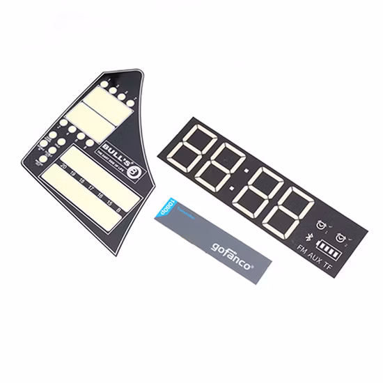 Acrylic/Plastic/Lexan/Polycarbonate Lens Electronics Printing CNC Touch Control Button Switch Membrane Front Panel